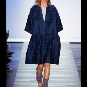 BCBG RUNWAY "JORGIE" Quilted Cutout Robe Dress